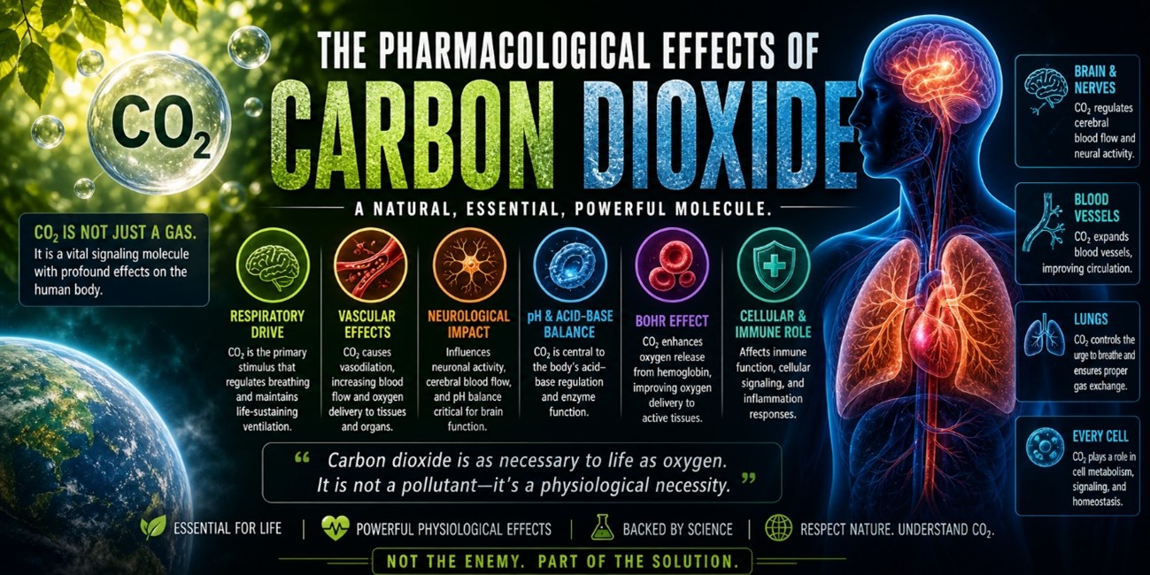 pharmacological effects of carbon dioxide